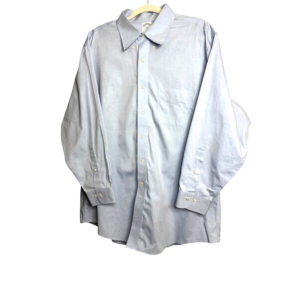 Brooks Brothers Regent 1818 Dress Shirt Men’s 17.5 34/35 XL – Light Blue - Picture 1 of 5